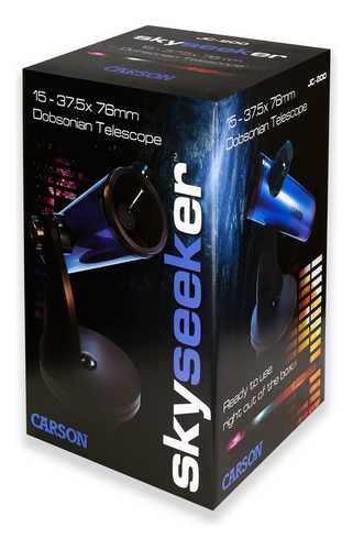 Telescopio Reflector Carson Skyseeker 76mm Astrologico