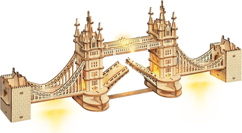 Rompecabezas De Madera 3d Rolife London Tower Bridge Para Ad