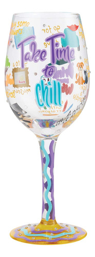 Enesco Designs By Lolita Take Time To Chill - Copa De Vino P