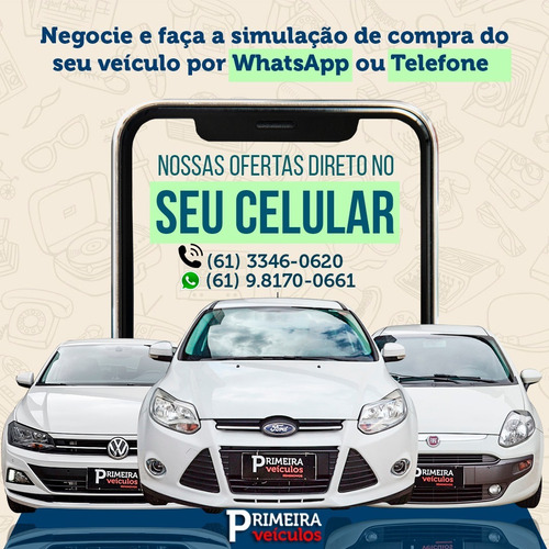 Focus S 1.6 Flex Automático 2013/14 Completo 4pneus Michelin