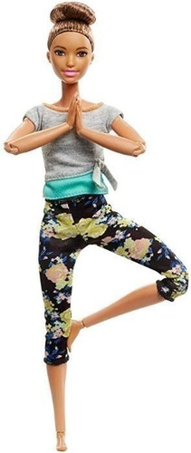 Imagem 3 de 6 de Barbie To Move Yoga Articulada Morena Updo Ms Sj