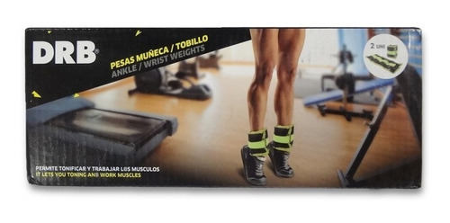 Par De Pesas Tobillo-muñeca  Tobillera Fitness 0.5kg. Drb