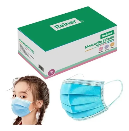 50 Mascarillas Infantiles De Colores Para Niños De 4 A 12 Años – Cómodas, Transpirables Y Suaves
