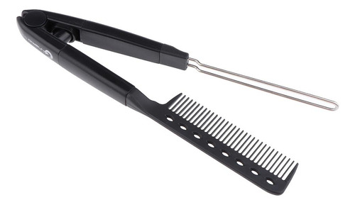 Plegable De Cabellero Cepillo De Cabello Masajeador Negro