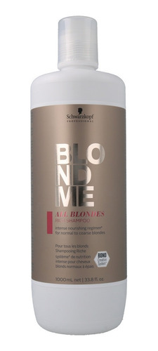 Shampoo Schwarzkopf Blond Me All Blondes Rich 1000 Ml