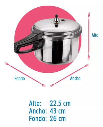 Olla de Presión de 6L de la Marca Ekco