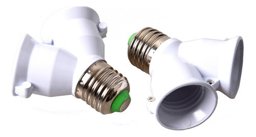 2 Adaptadores E27 E27 A Convertidor De Bayoneta De Doble Vis