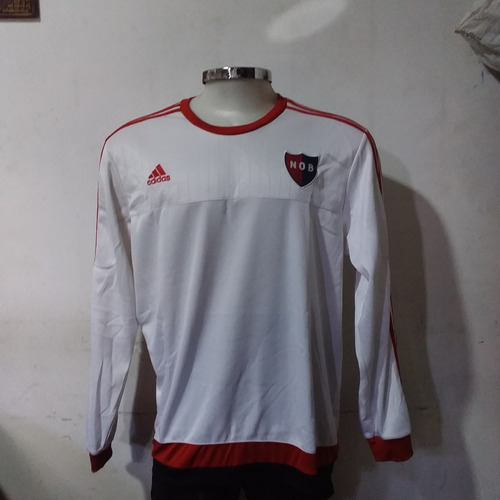 Buzo De Salida Newells Blanco adidas Orig Impecable Tallexxl