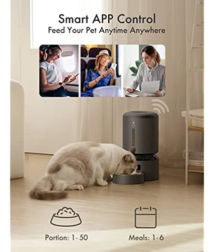 Petlibro Comedero Automático Para Gatos, Comedero Para Gatos