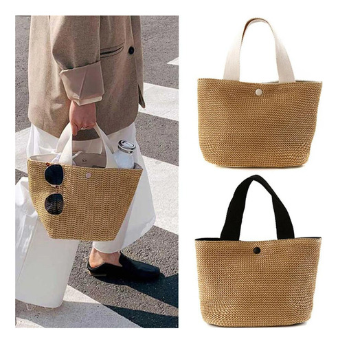 Bolso De Playa De Paja Para Mujer - Barato