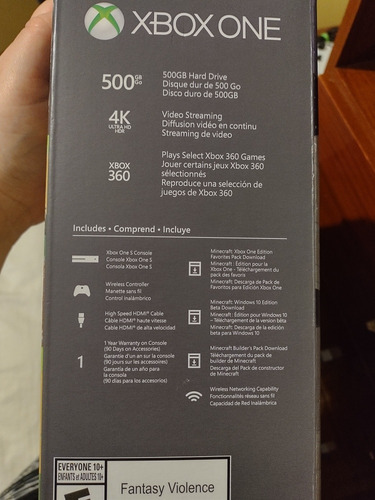 Xbox One - Edición Limitada - Minecraft 500gb