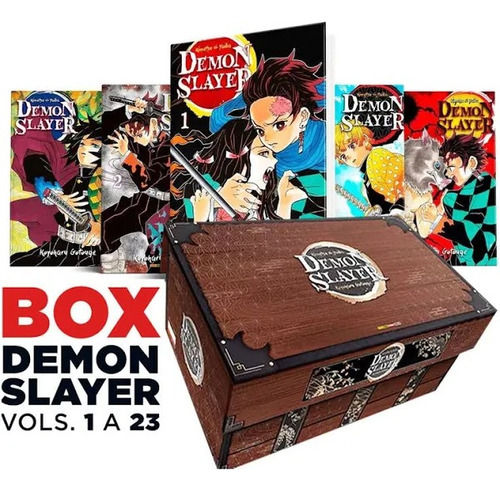 Box Demon Slayer Vols. 1 Ao 23 (lacrado)