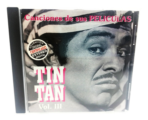 Tintan Canciones De Sus Peliculas Vol. 3 Cd Dimsa 1998