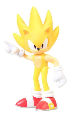 Super Sonic The Hedgehog 30th Anniversary 6cm Jakks