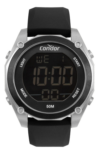 Relógio Masculino COBJ3463AP/8K Digital Prata Condor