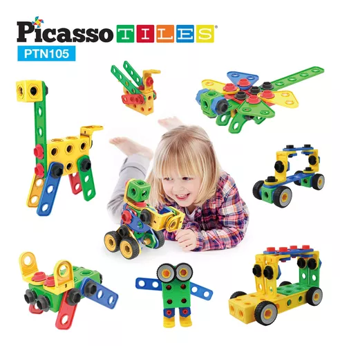 Picasso Toys Ptn105 - Juego De Bloques De Construcción De