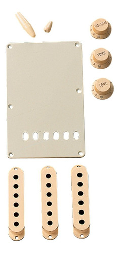 Kit de accesorios para Fender Stratocaster, color blanco envejecido