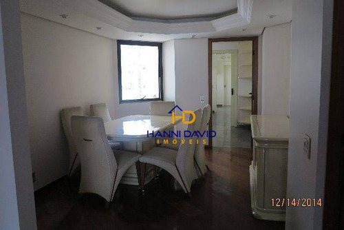 Imagem 8 de 14 de Belíssimo Apartamento No Campo Belo - Com Piscina, Quatro Dormitórios, Sendo Duas Suítes, Quatro Vagas Na Garagem. 392 M². - Ap3163