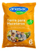 Comprar Anasac Tierra Natural Para Maceteros Y Jardineras 6 Lts