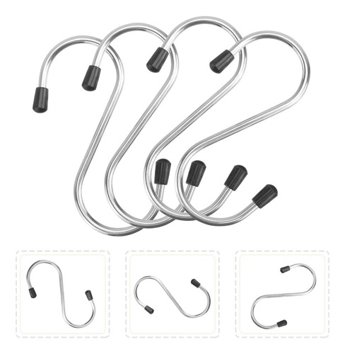 Set 5 Ganchos S De Metal 8cm Garfio Hogar Colgador