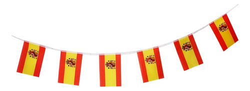 Decoración De Fiesta Banderas De Hilo De España 9m