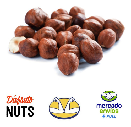 Imagen 7 de 10 de Avellana Pelada Entera Natural 500gr Nutella Nuez