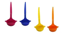 Comprar Cucharones Plástico Largo 34 Cm Capacidad 250ml Colores 4 Pz