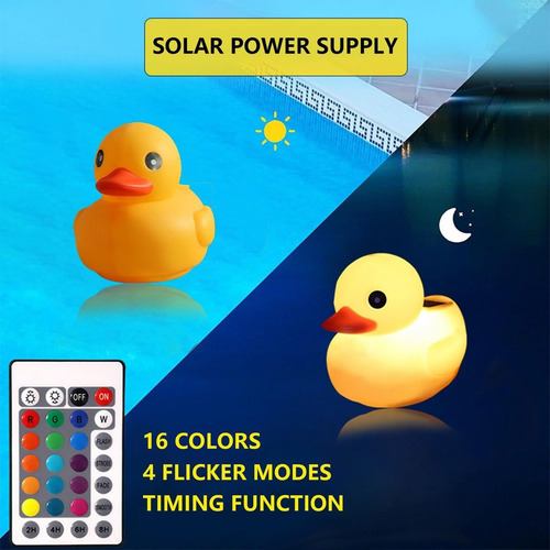 Luces Solares Flotantes,luces Flotantes De Pato Para Alberca
