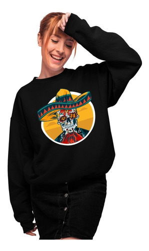 Sudadera Día De Muertos - Unisex - México - Catrin Calavera