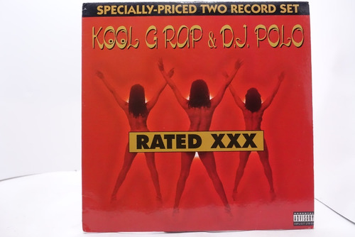 Vinilo Kool G Rap & D.j. Polo Rated Xxx 2xlp 1996 Made In Us