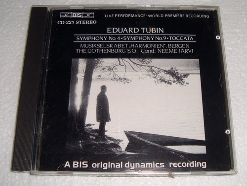 Neeme Jarvi Eduard Tubin Symph Nº4 & 9 Toccata Cd Austria