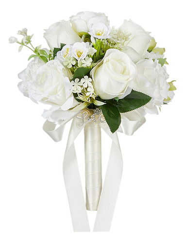 Ramo De Flores De, Ramo De Boda Artificial Realista Para