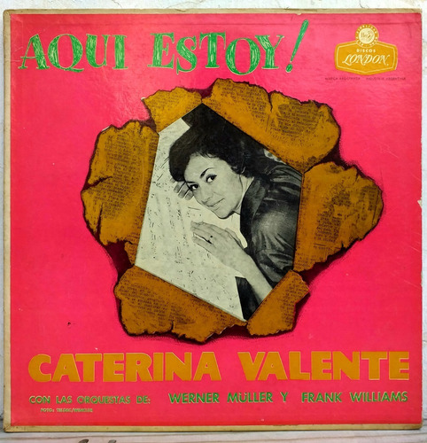 Caterina Valente - Aqui Estoy! - Lp Vinilo Año 1964