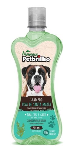 Petbrilho Shampoo Repelente Natural Hierba Santa Maria 500ml