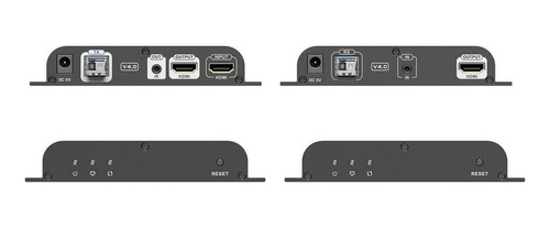 Kit Adaptador Extension Hdmi Fibra Optica Sm Hast 40km 1080p