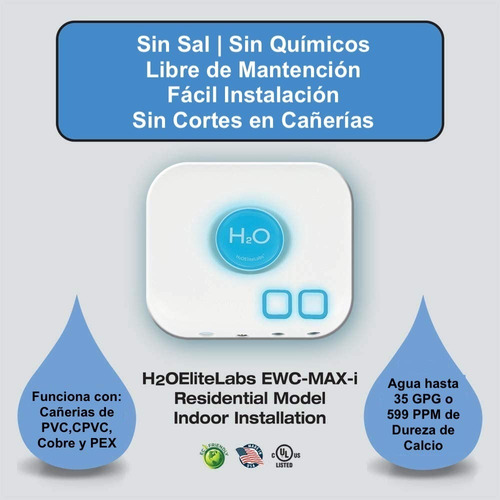 Ablandador Electrónico De Agua. Sin Sarro Ni Obstrucciones