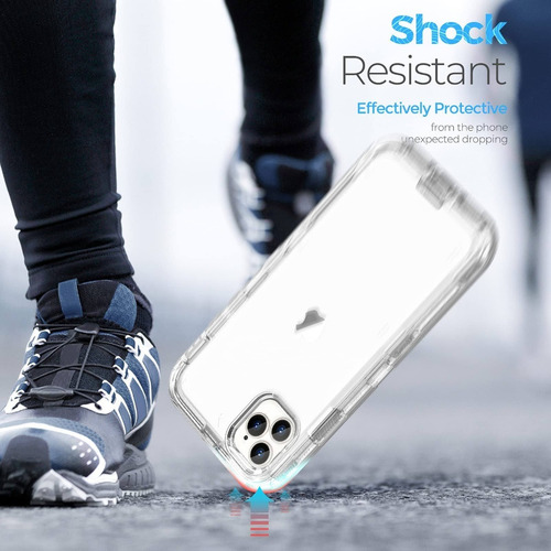 Imagen 9 de 9 de Forro iPhone 14 Pro Max Antigolpes 360 Transparentes