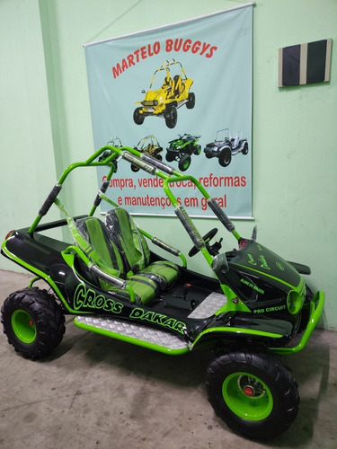 Míni Buggy Cross Dakar Verde Completo, Venha Conferir !!!