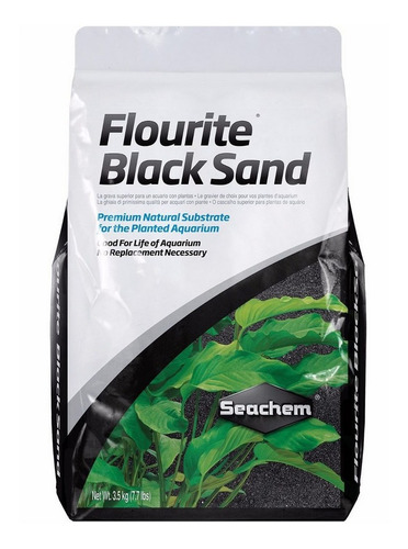 Sustrato Acuario Seachem Flourite Black Sand 3.5 Kg