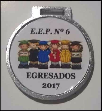 22 Medallas Egresados Primaria Jardin Colegio Escolar 35 Mm.