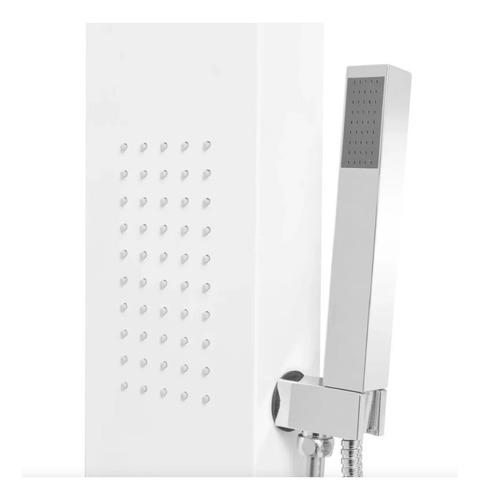 Columna De Ducha Panel Con Jets, Blanca Ultimas Unid Naffull