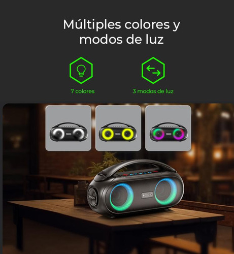 Altavoz Parlante Yesido Ysw19 Bluetooth Portátil 40w Ipx5