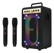 Comprar Karaoke Box Caixa De Som Bluetooth Caixa De Som Alta Caixa De Som Potente Caixa De Som Com Microfone Caixa De Som Com 2 Microfones Caixa De Som Karaoke Caixa De Som Led Rgb Caixa De Som Led