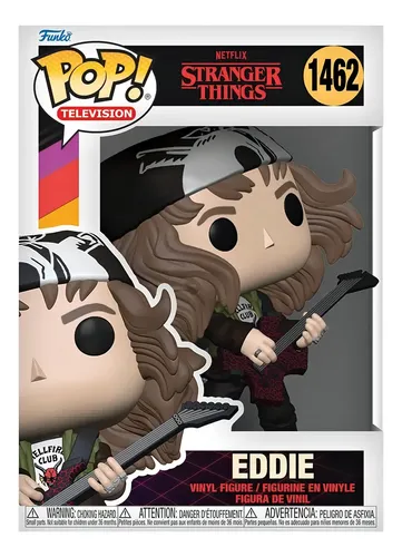 funko pop ストレンジャーシングス エディ　1462 Pop! Funko Eddie Com Guitarra #1462 | Stranger Things | MercadoLivre
