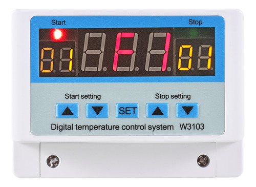 Termostato De Refrigeración Digital 30a/dc24v Led Con Sensor