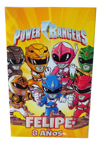 10 Libritos Colorear 14x10cm - Power Rangers