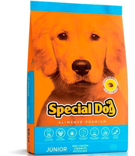 Ração Special Dog Junior Filhote Sabor Carne 3kg