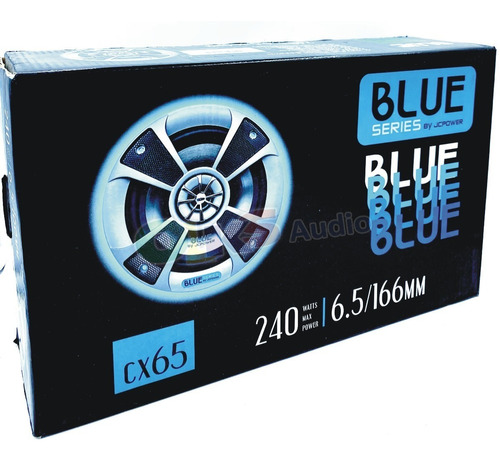 Par D Bocinas 6.5 2 Vías 240 Watts Jc Power Blue Series Cx65