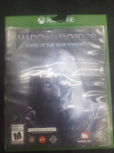 Shadow Of Mordor Xbox One (Usado)