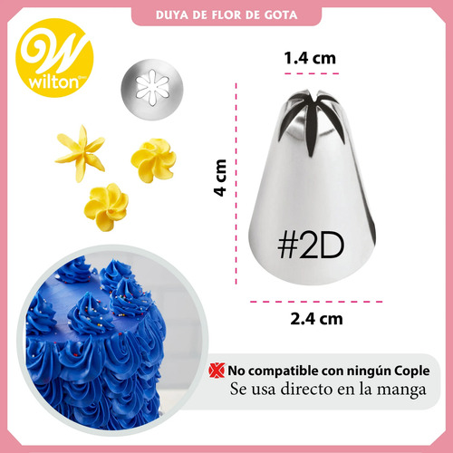 Set Duyas Boquilla Decoracion 2a 2d 4b 1m Y Mangas Wilton*b